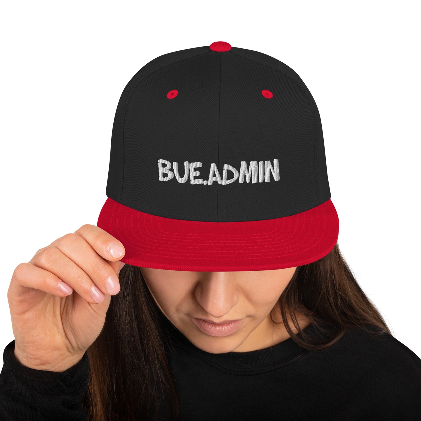 A BLUE/BLACK Snap Back