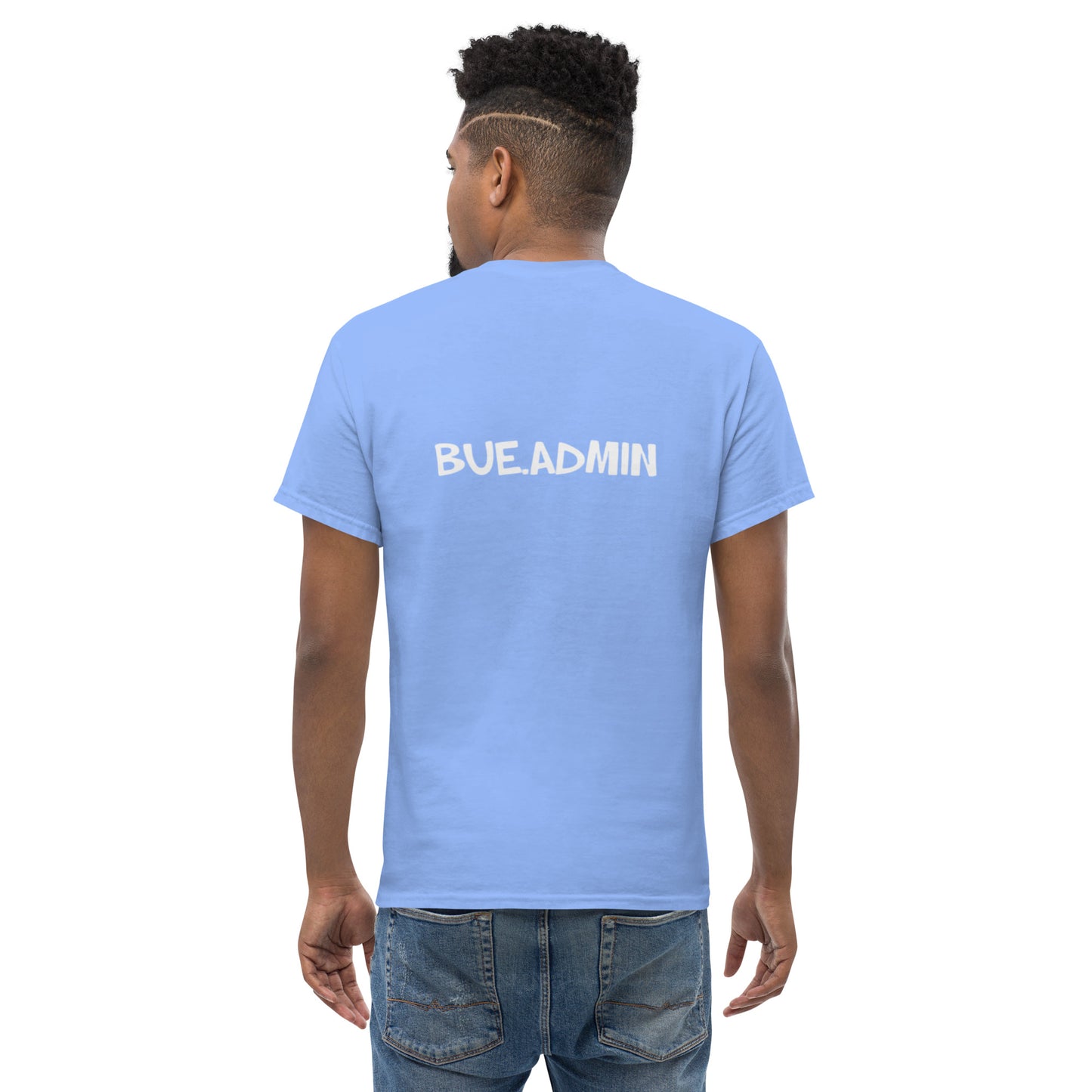 Classic Tee - WHITE (front & back design)