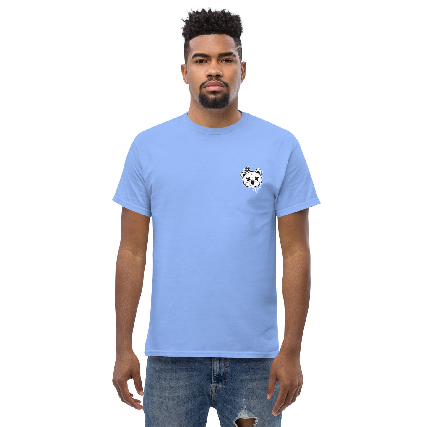 Classic Tee - WHITE (front & back design)