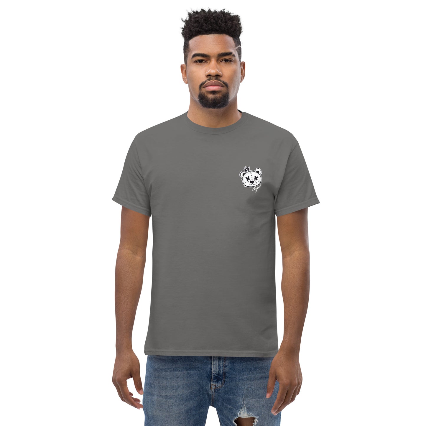Classic Tee - WHITE (front & back design)