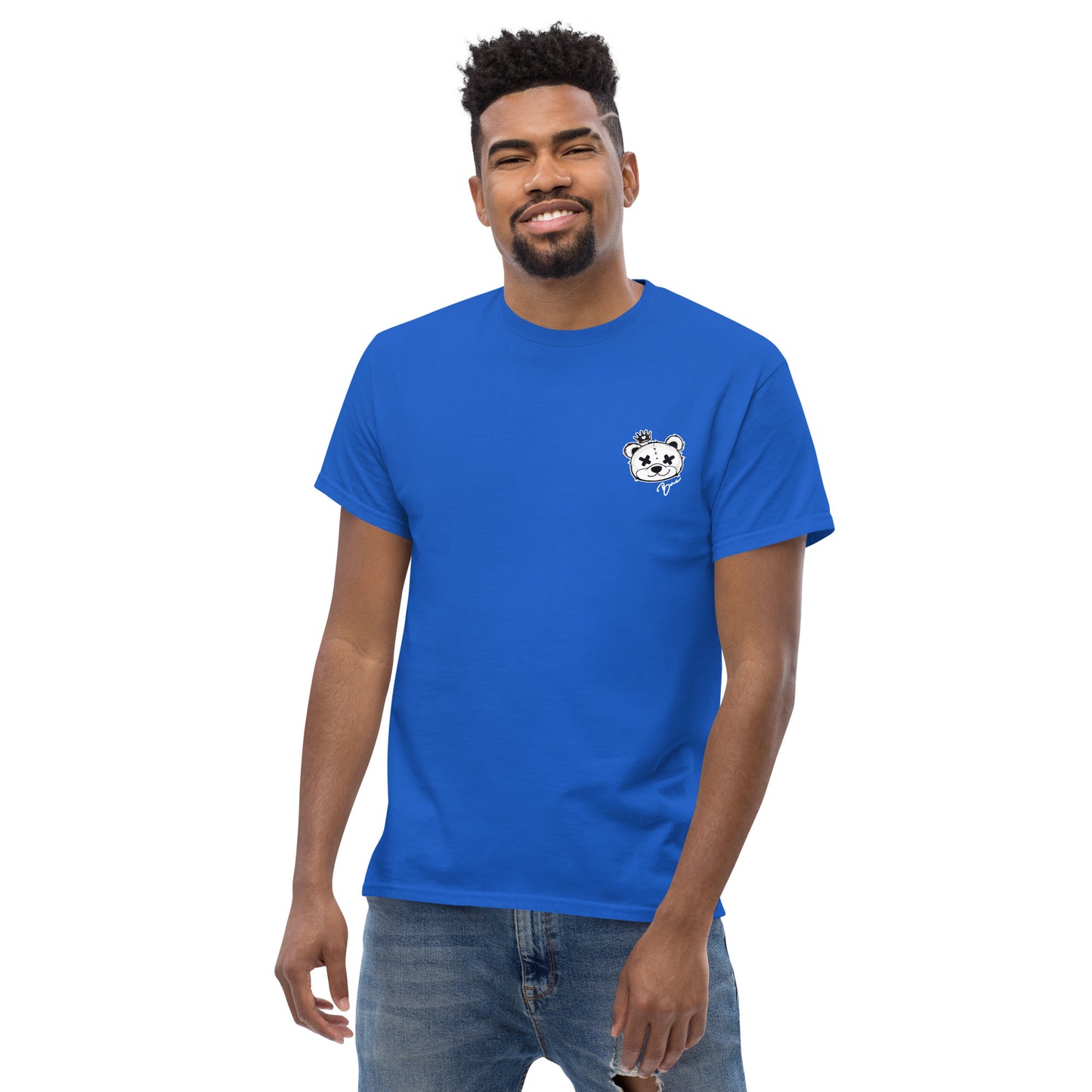 Classic Tee - WHITE (front & back design)