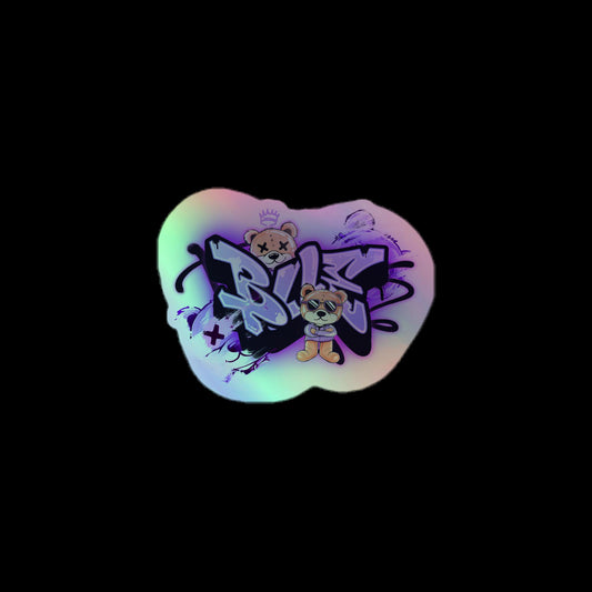 Holographic STICKERS (Full BUE print design)