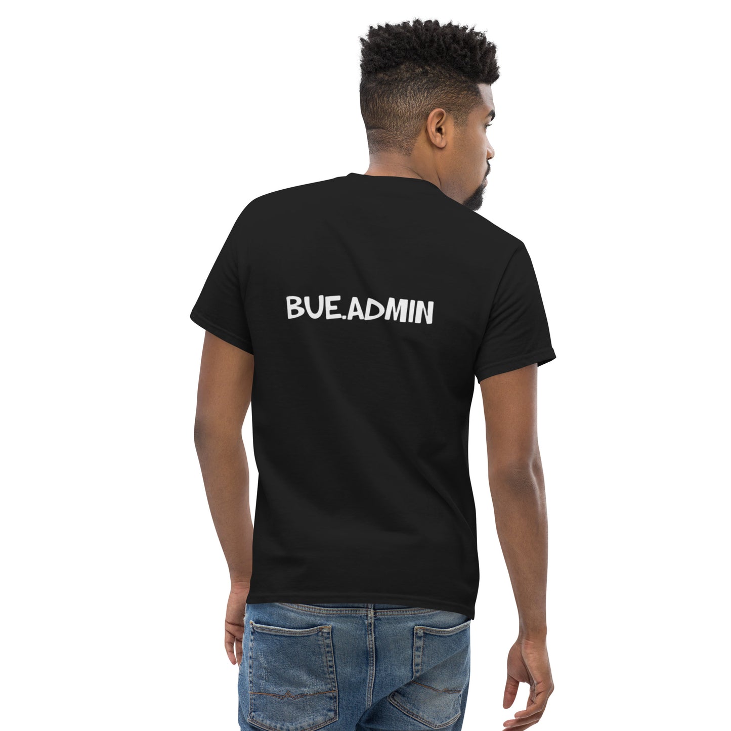 Classic Tee - WHITE (front & back design)