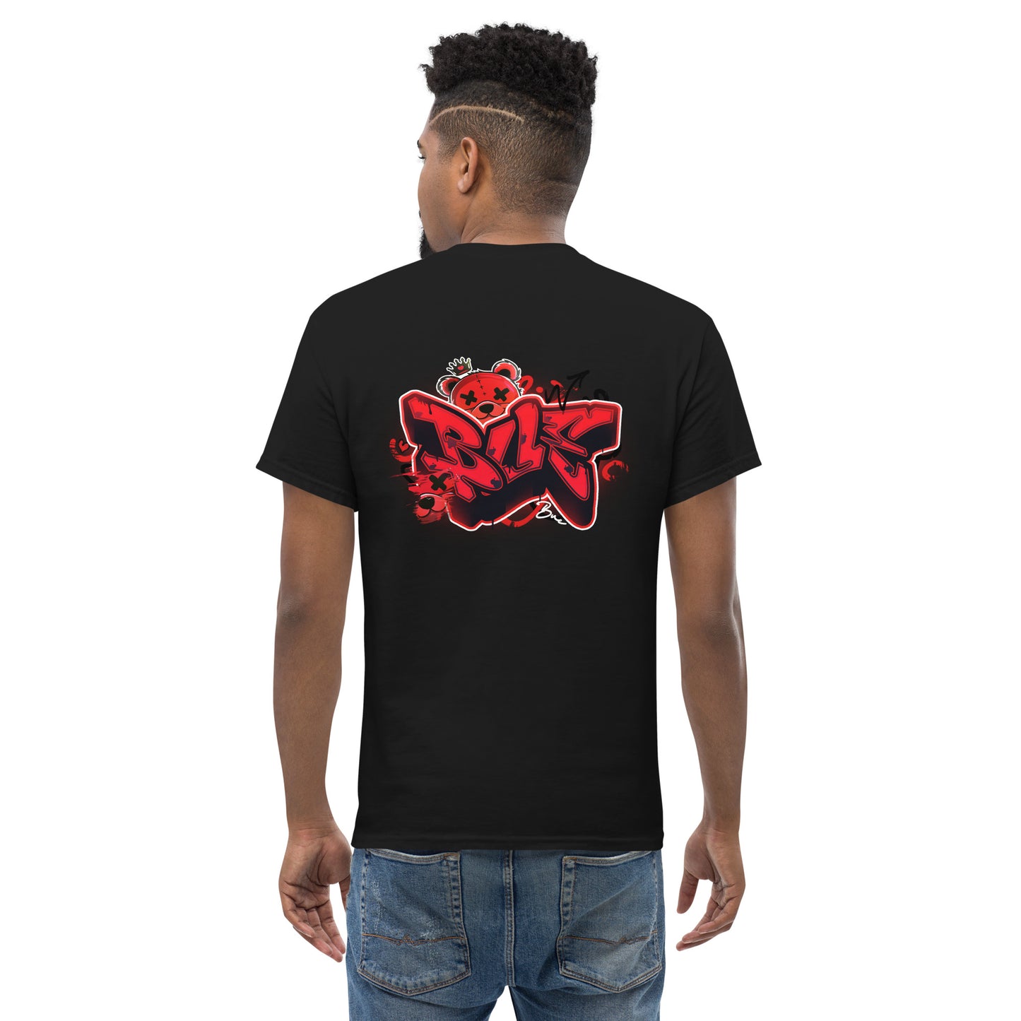 Classic Tee - RED v1 (designs front and back)