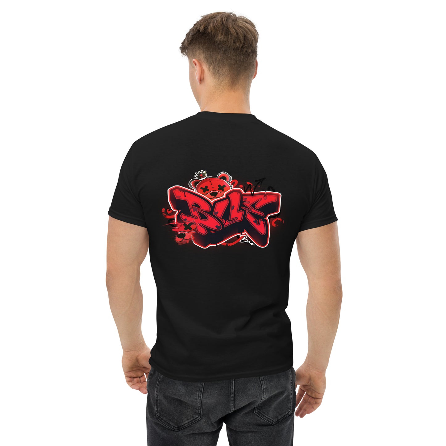 Classic Tee - RED v2 (designs front and back)