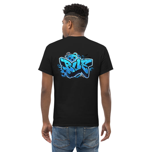 Classic Tee - BLUE v2 (designs front and back)