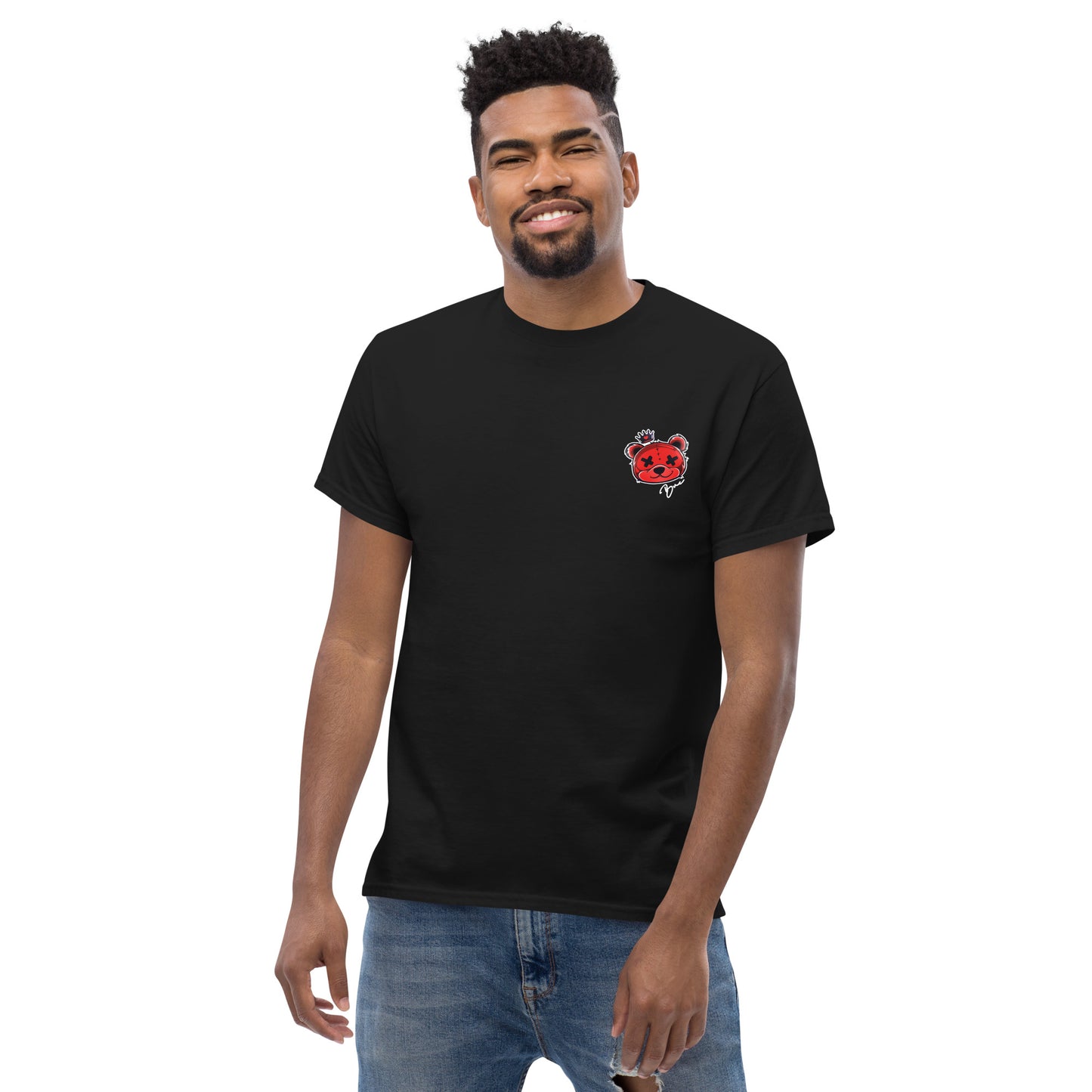 Classic Tee - RED v1 (designs front and back)