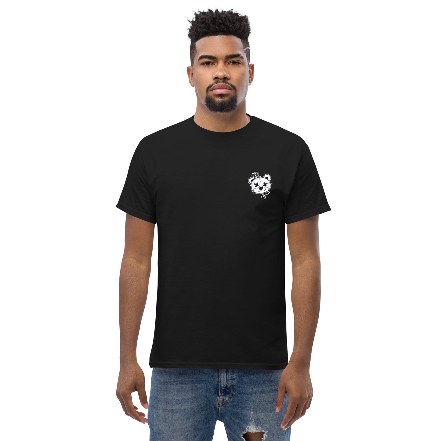 Classic Tee - WHITE (front & back design)