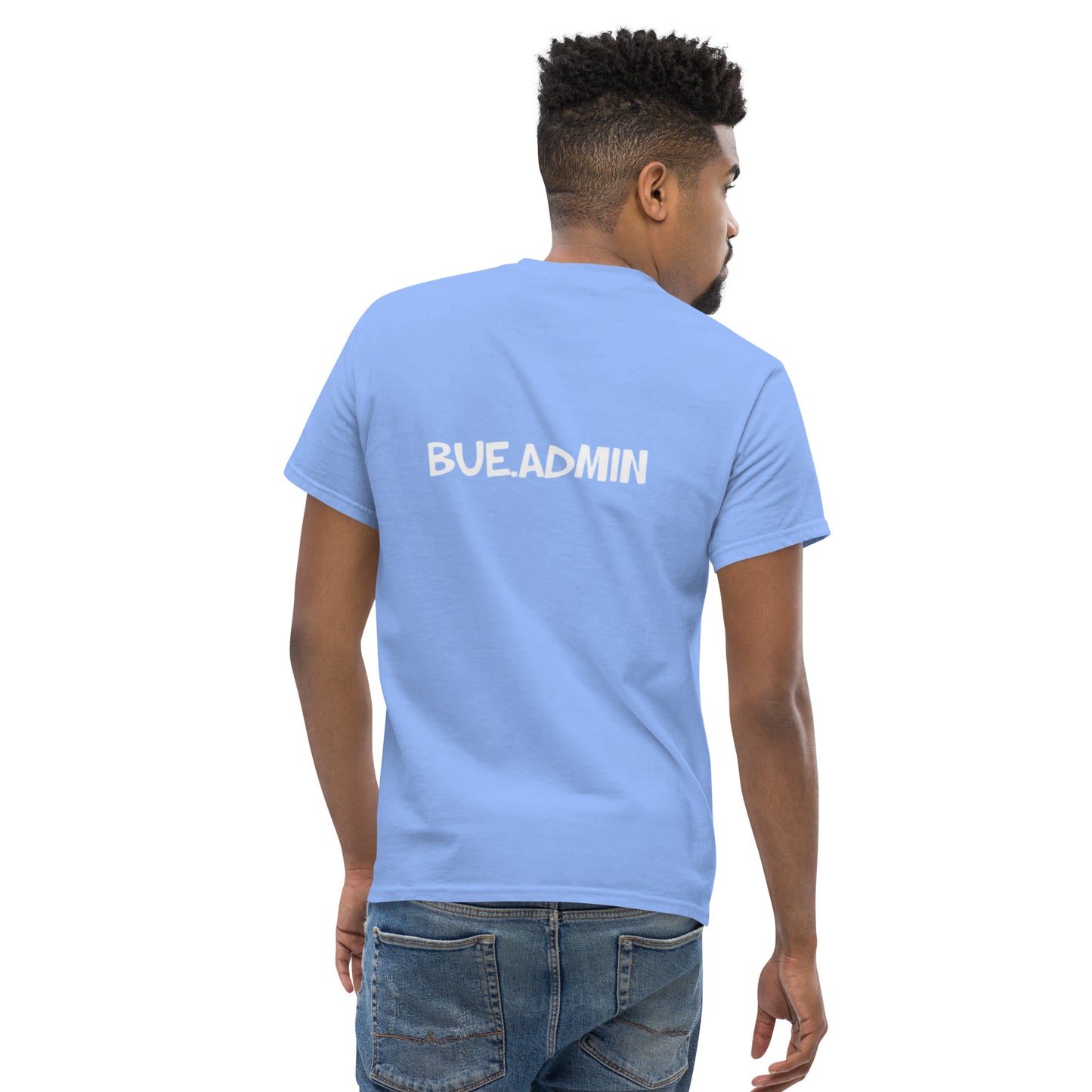 Classic Tee - WHITE (front & back design)
