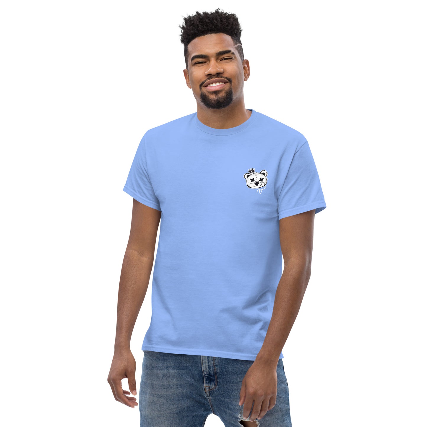 Classic Tee - WHITE (front & back design)