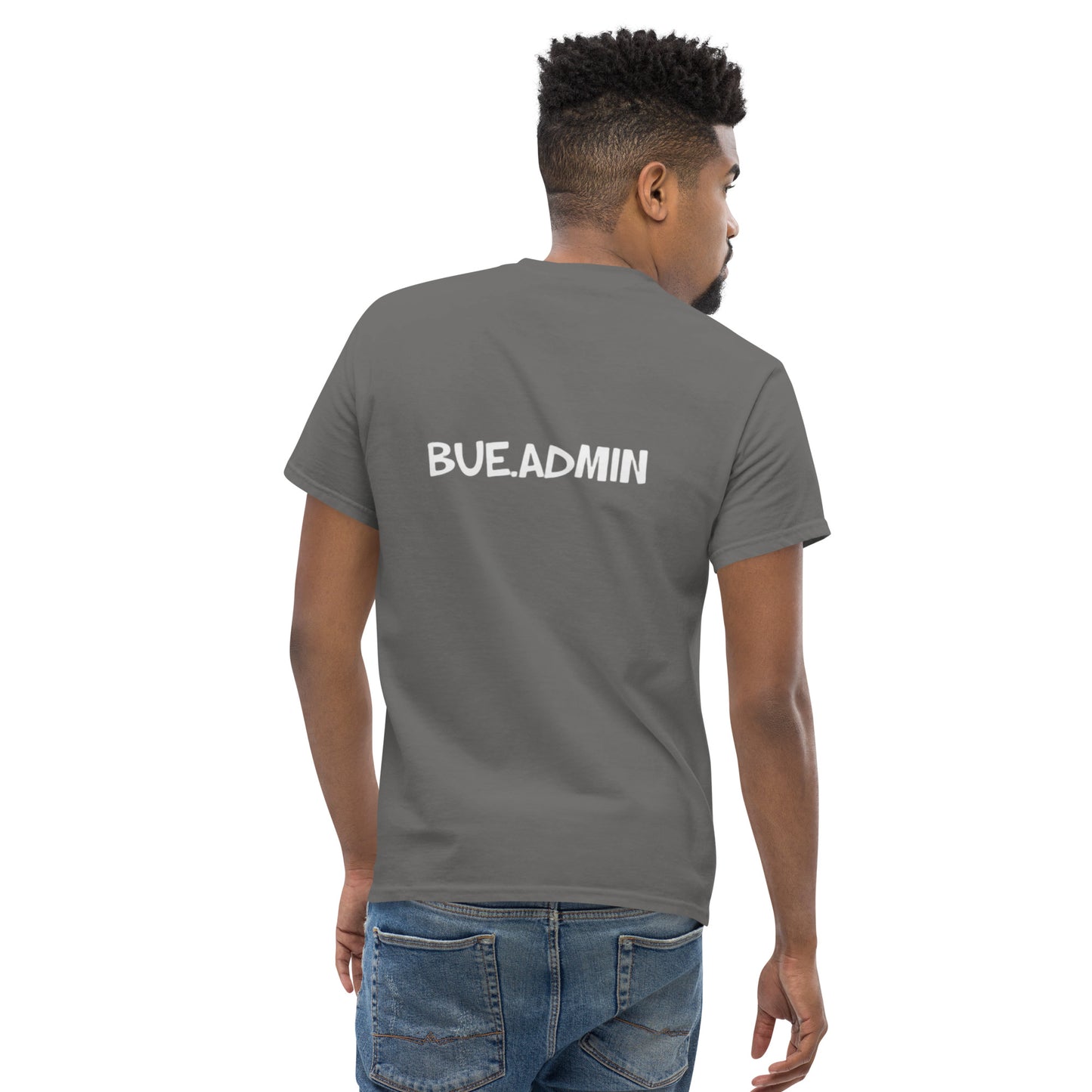 Classic Tee - WHITE (front & back design)