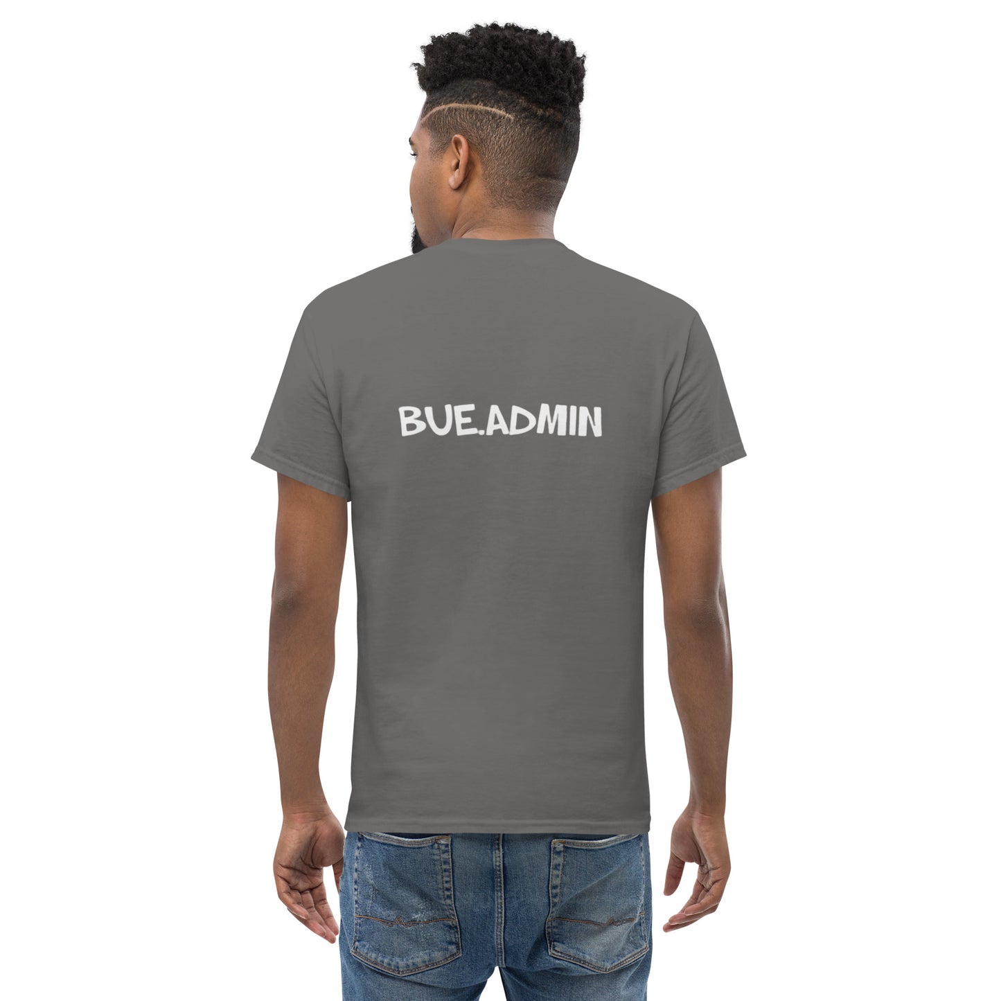 Classic Tee - WHITE (front & back design)