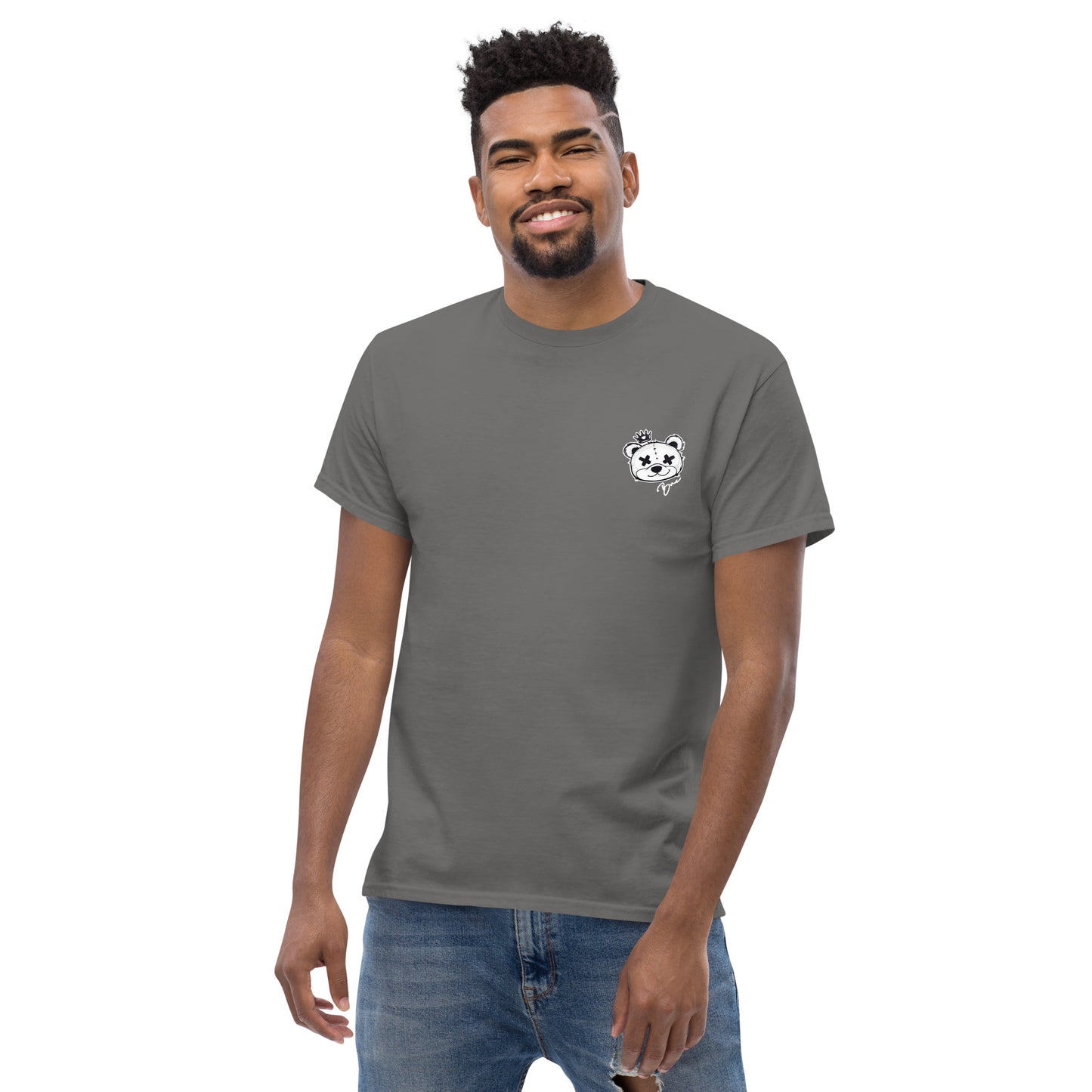 Classic Tee - WHITE (front & back design)
