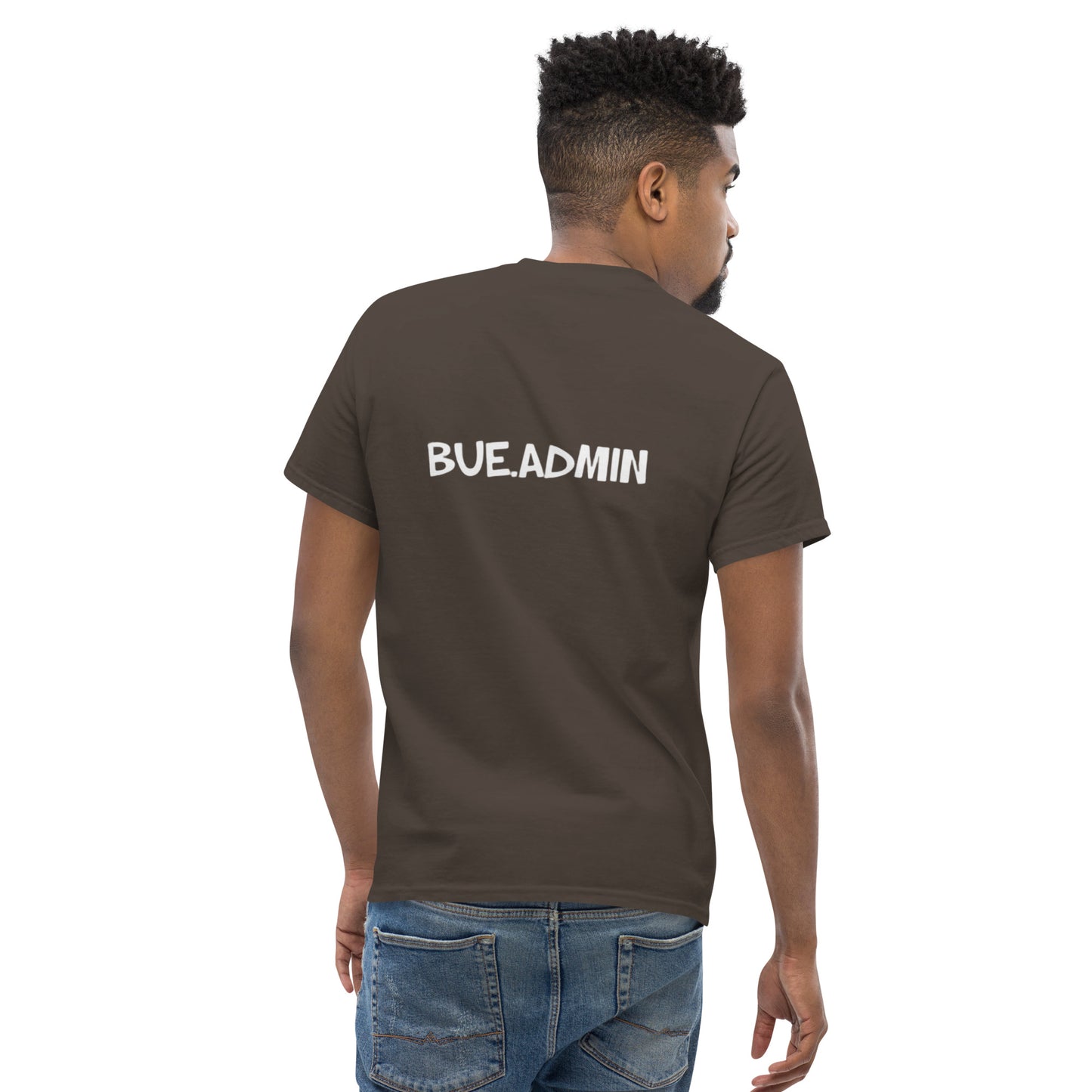 Classic Tee - WHITE (front & back design)