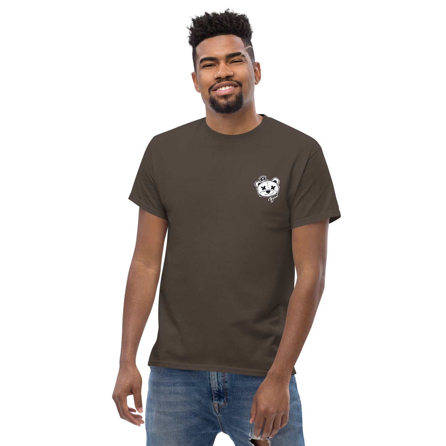Classic Tee - WHITE (front & back design)