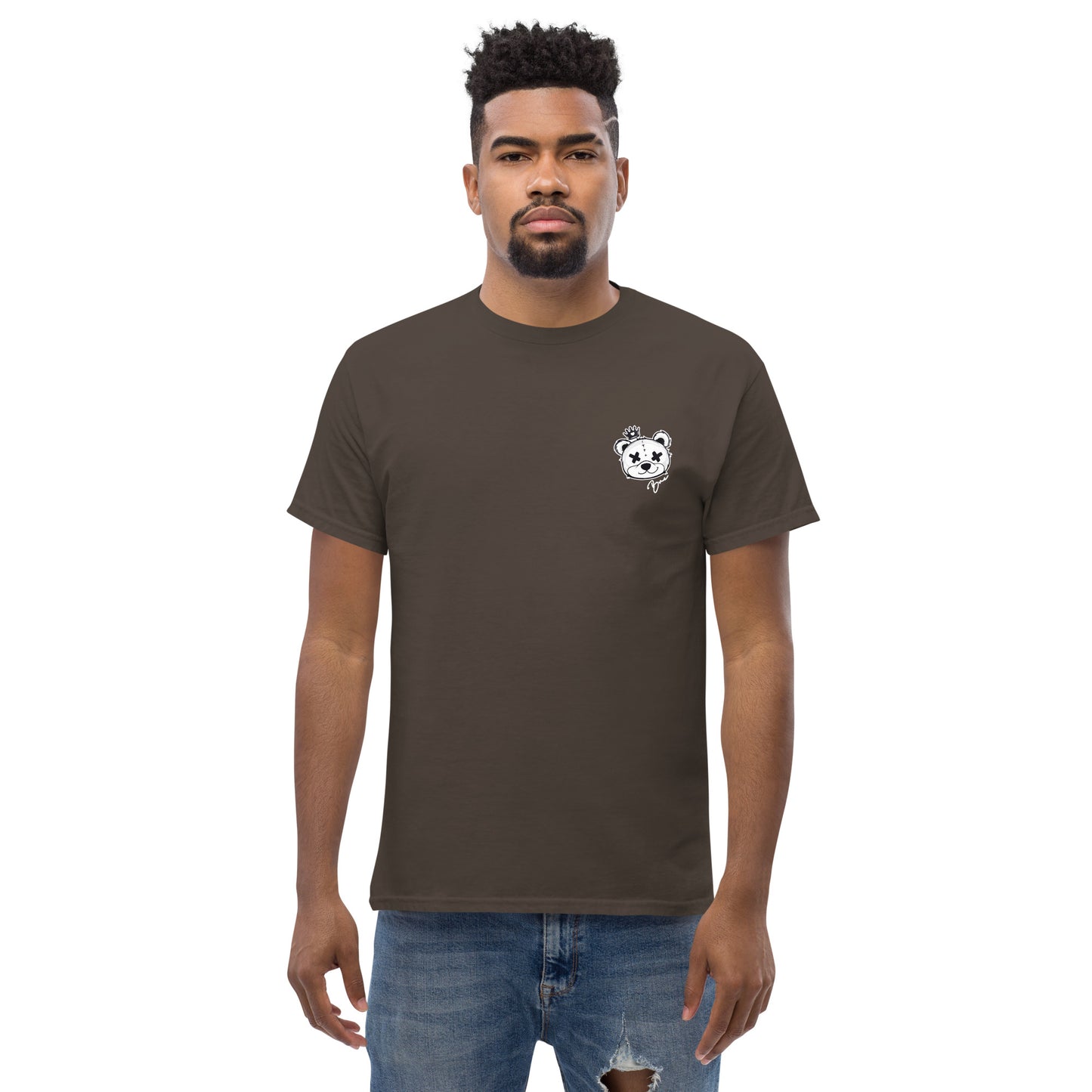 Classic Tee - WHITE (front & back design)