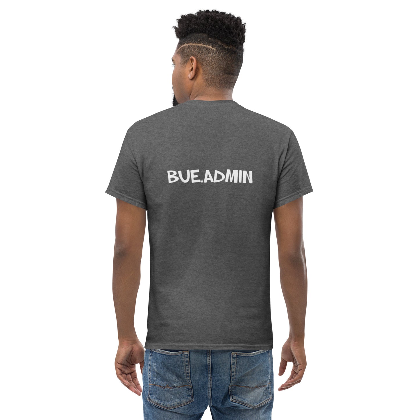 Classic Tee - WHITE (front & back design)