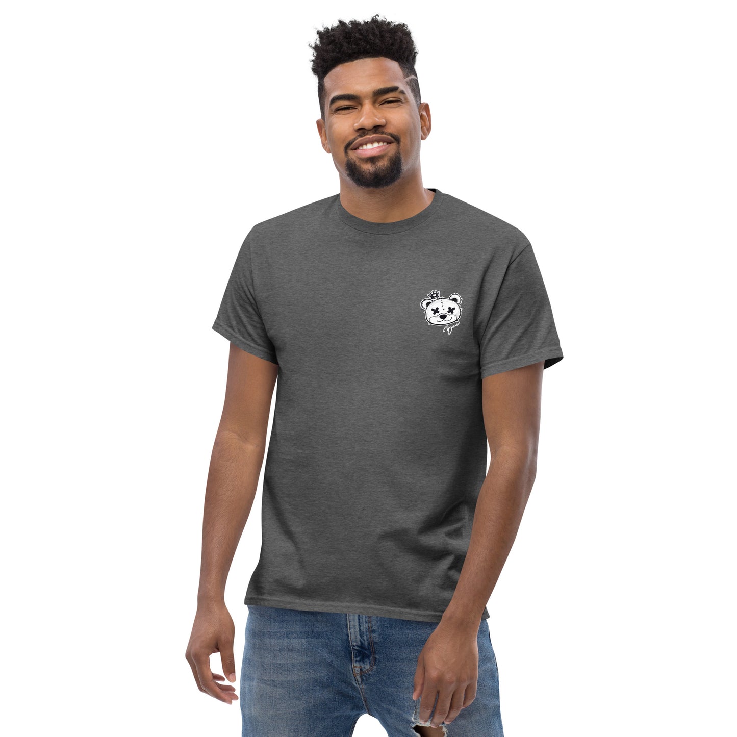 Classic Tee - WHITE (front & back design)