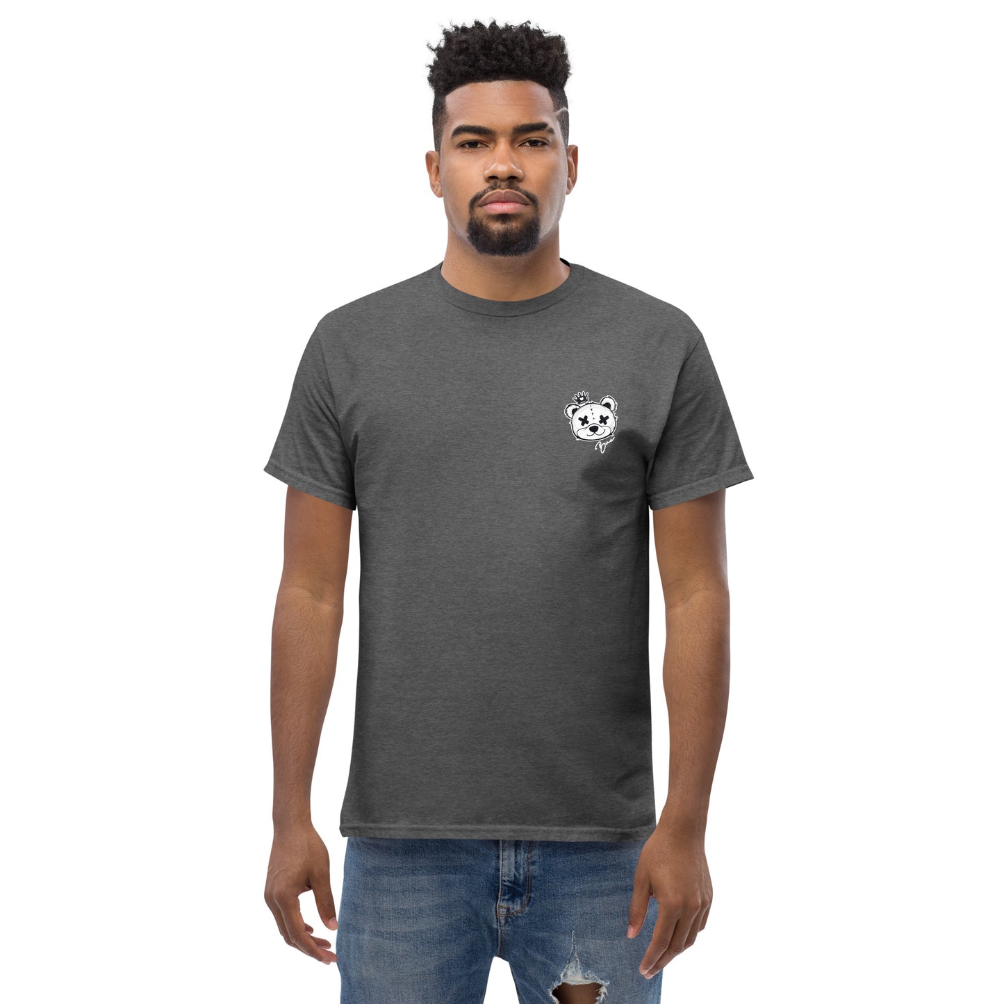 Classic Tee - WHITE (front & back design)