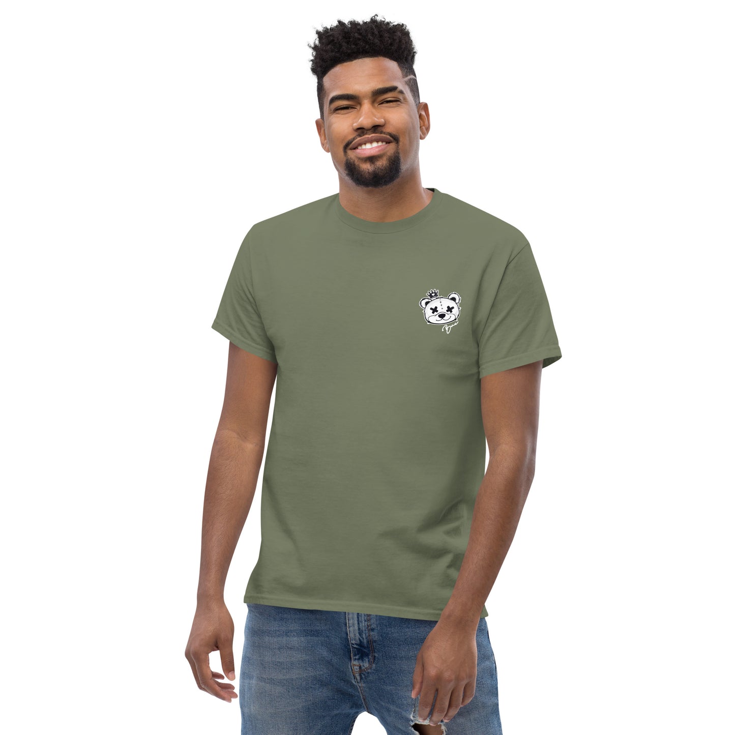 Classic Tee - WHITE (front & back design)