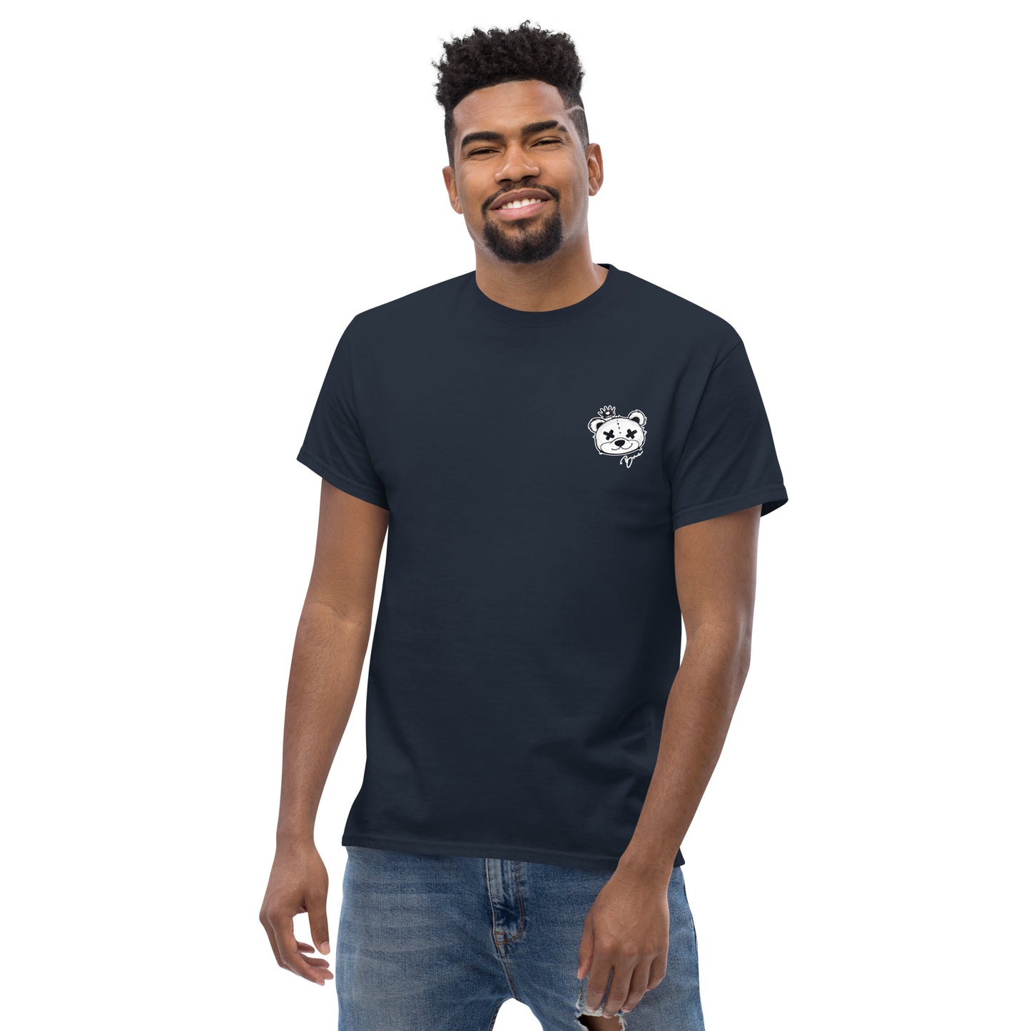 Classic Tee - WHITE (front & back design)