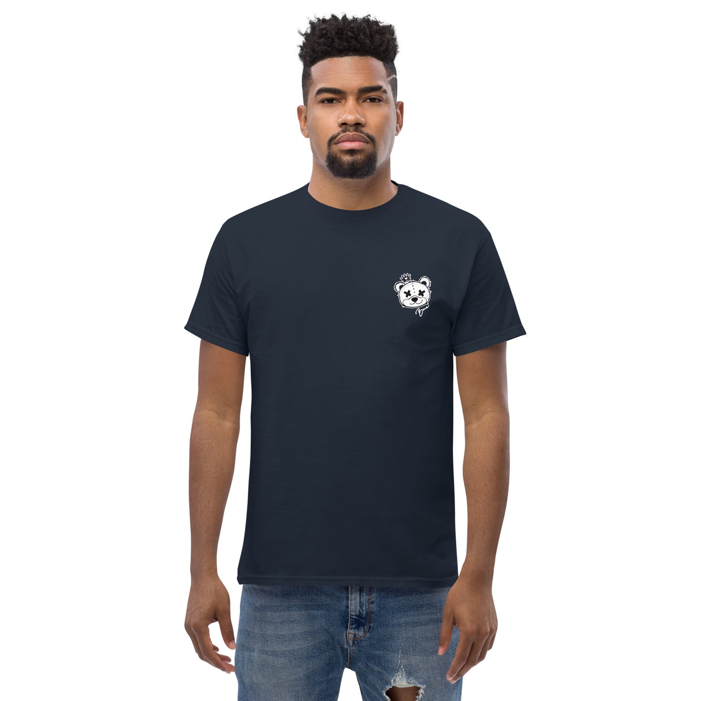 Classic Tee - WHITE (front & back design)