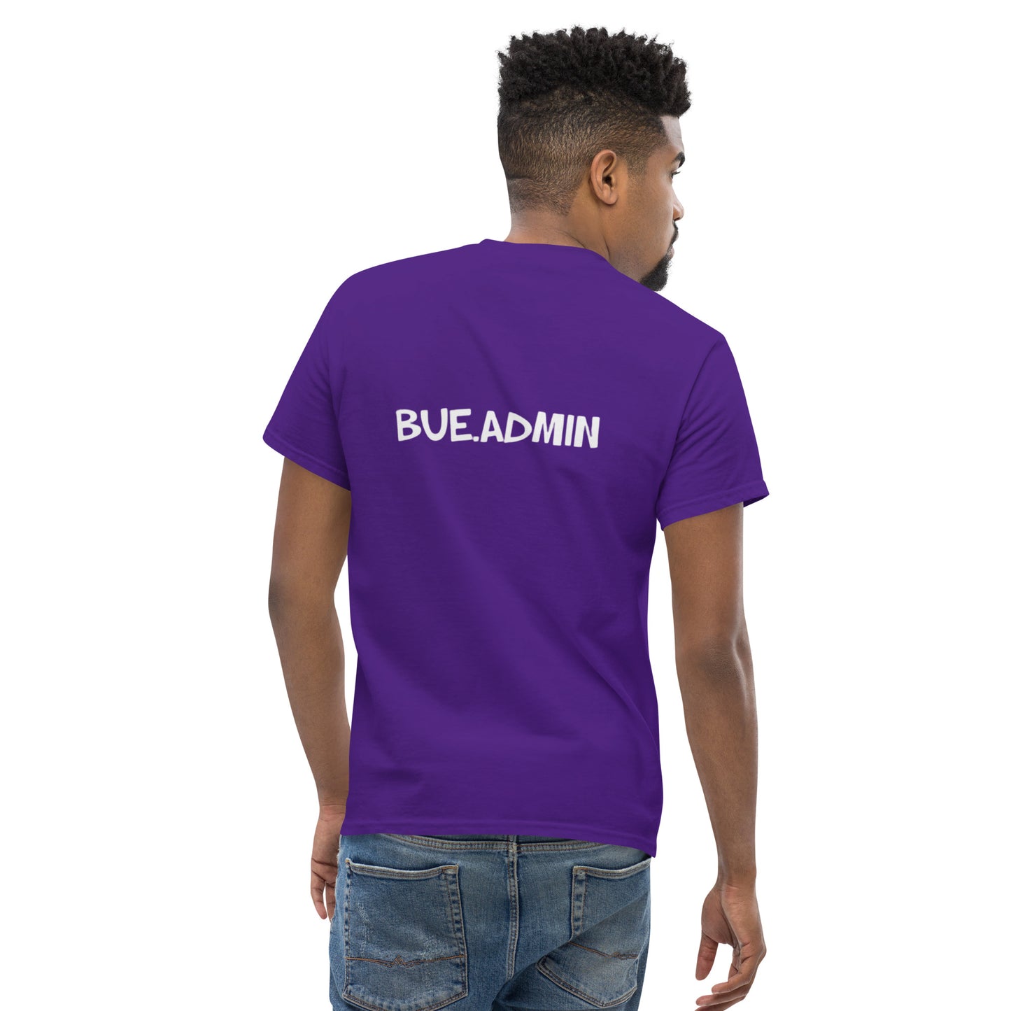 Classic Tee - WHITE (front & back design)
