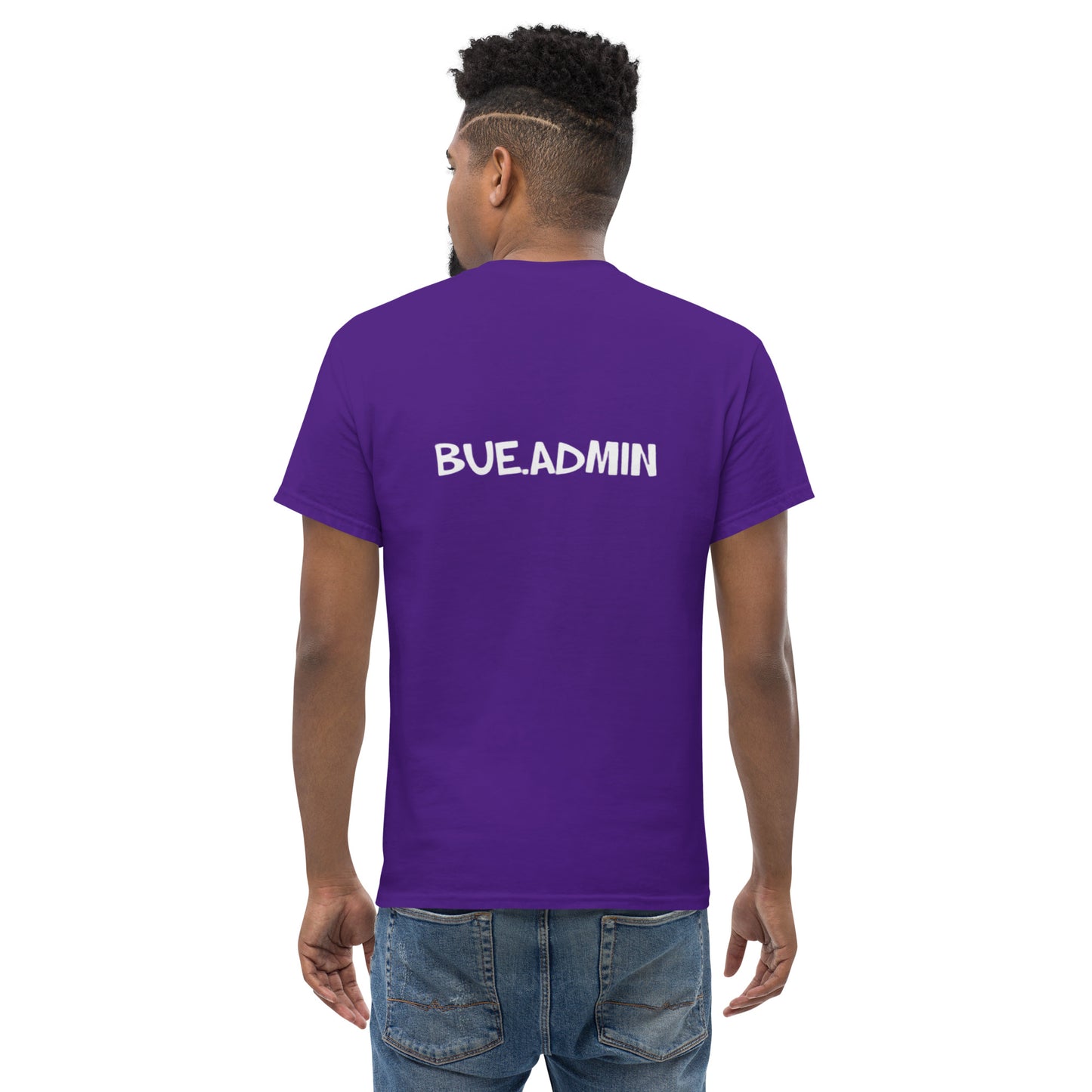 Classic Tee - WHITE (front & back design)