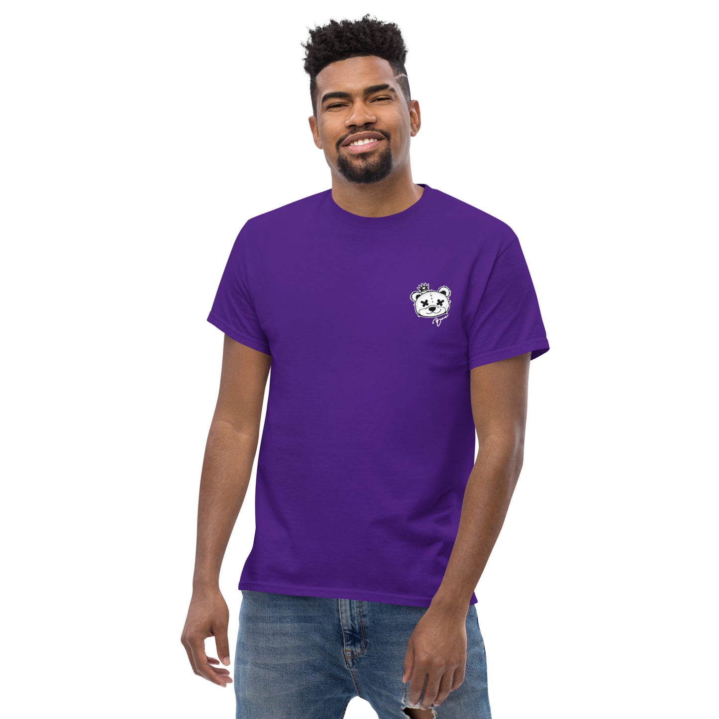 Classic Tee - WHITE (front & back design)