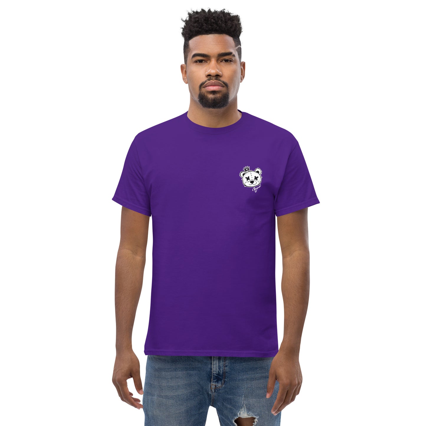 Classic Tee - WHITE (front & back design)