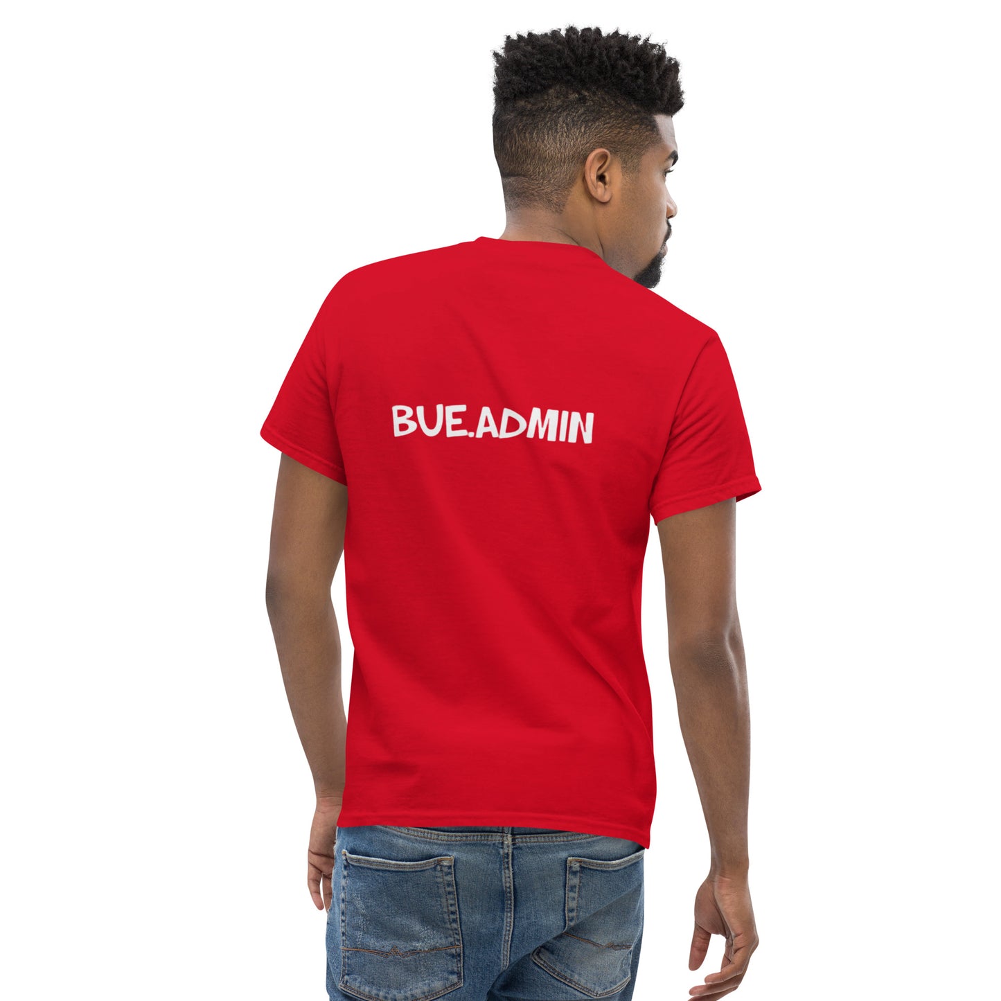 Classic Tee - WHITE (front & back design)