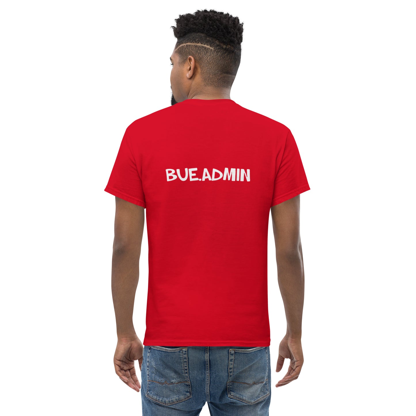 Classic Tee - WHITE (front & back design)