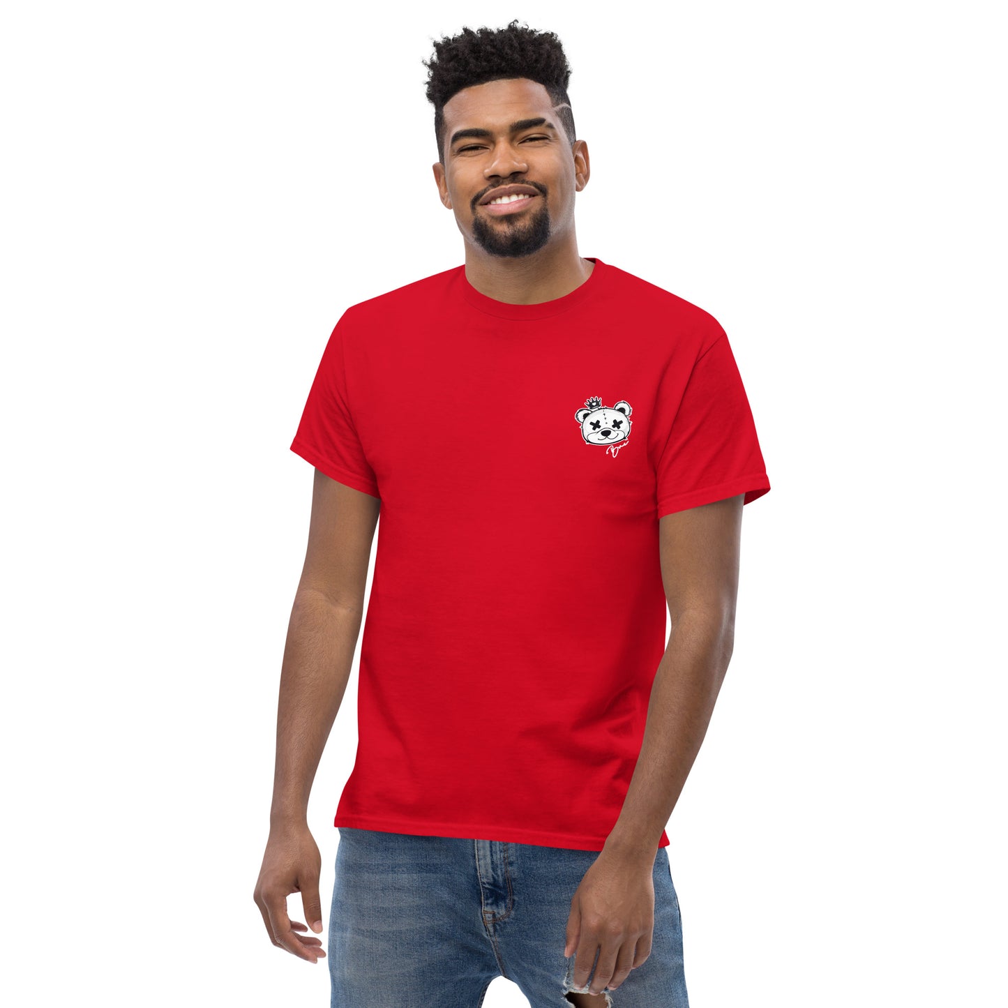 Classic Tee - WHITE (front & back design)