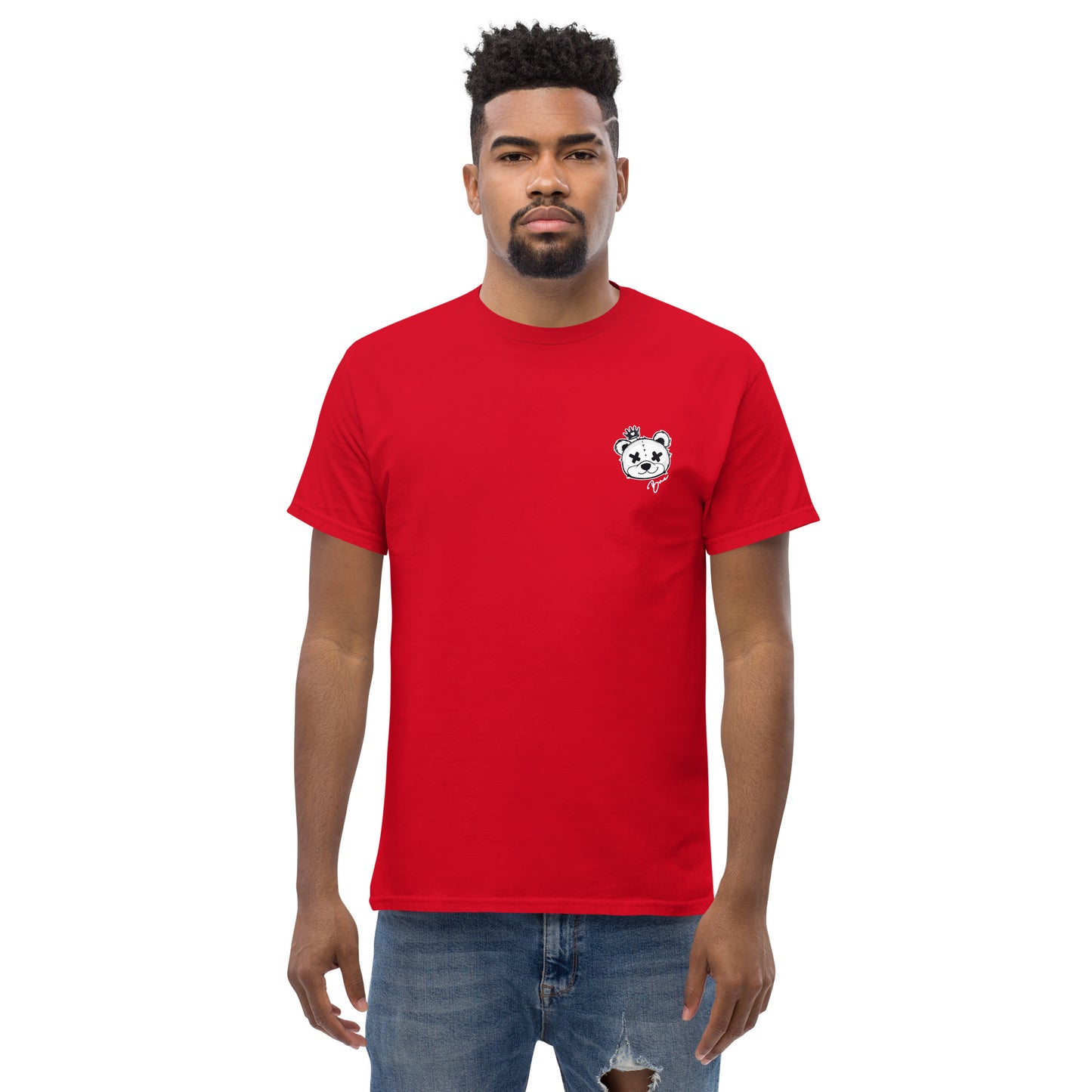 Classic Tee - WHITE (front & back design)