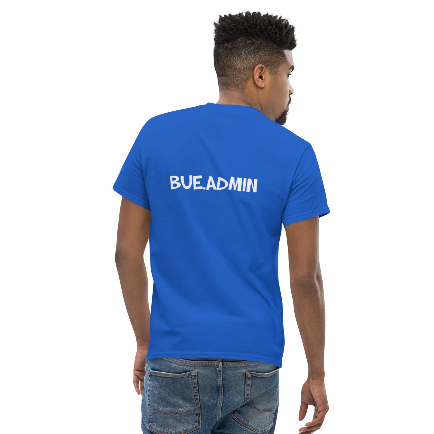 Classic Tee - WHITE (front & back design)