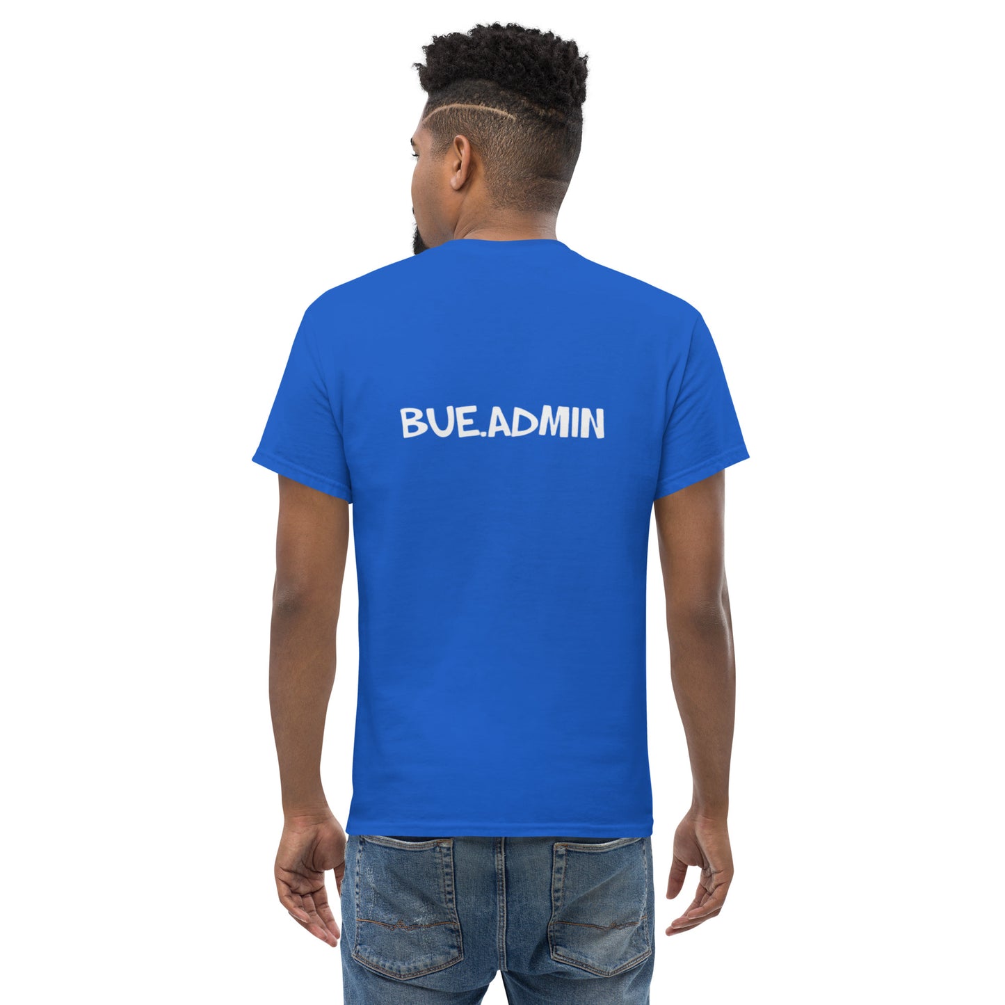 Classic Tee - WHITE (front & back design)