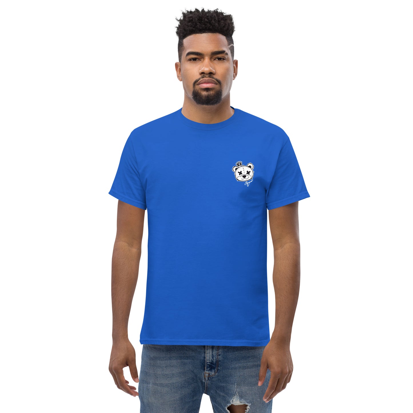 Classic Tee - WHITE (front & back design)