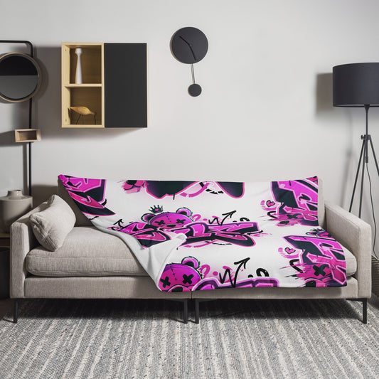 PINK Bue Blanket