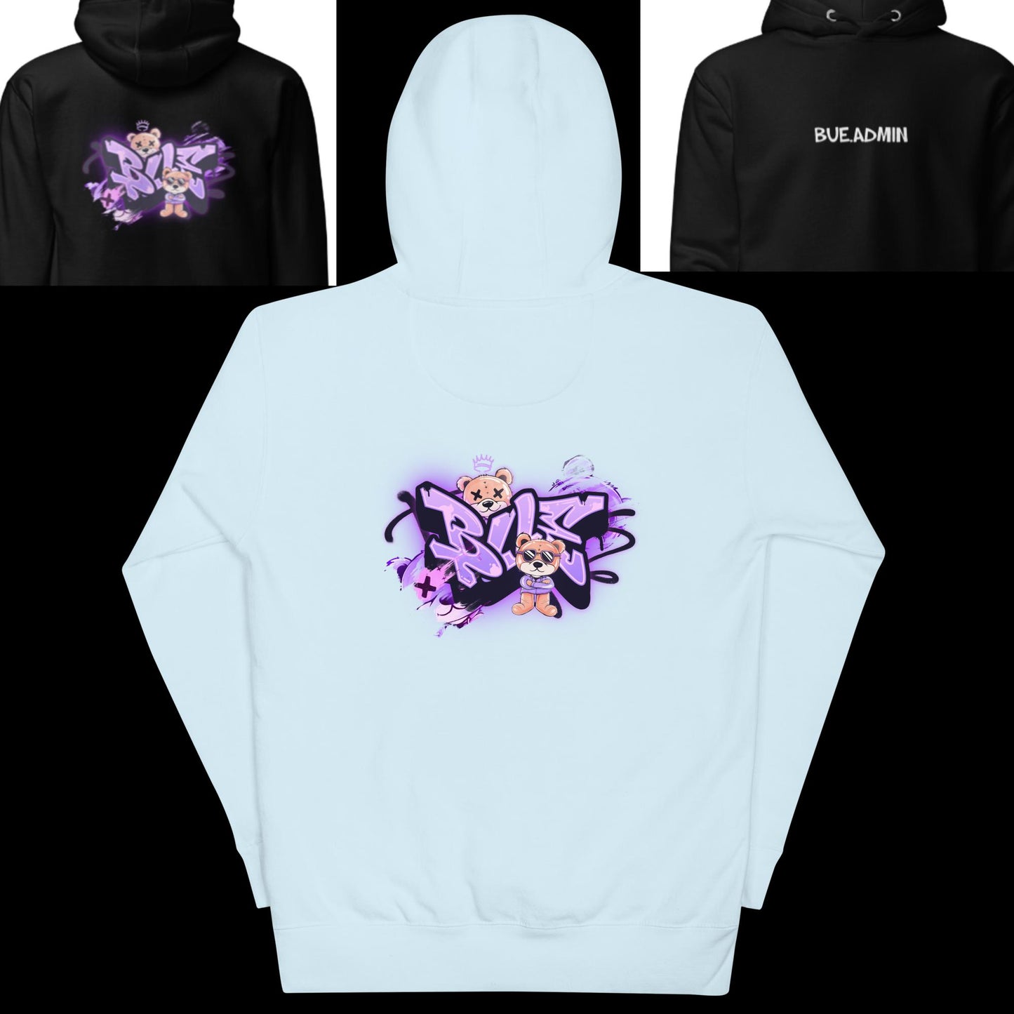 Cotton Hoodie (Printed Designs)